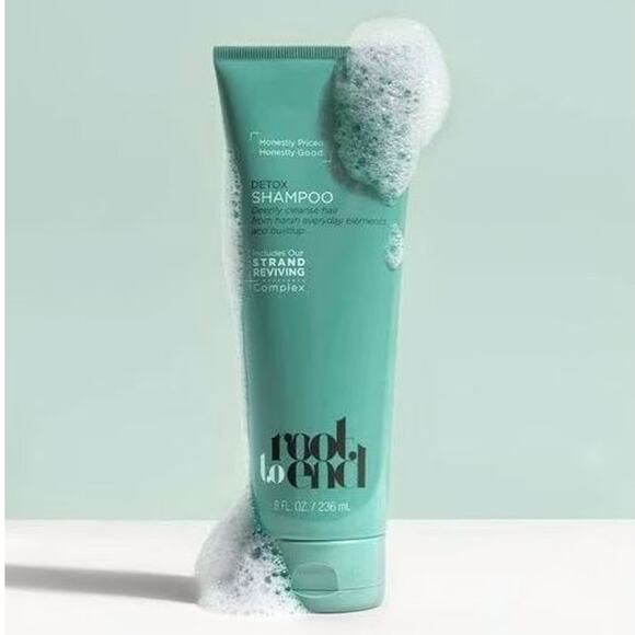 Root to End Detox Shampoo Strand Reviving Complex Cruelty Free 8 fl oz - Picture 1 of 6